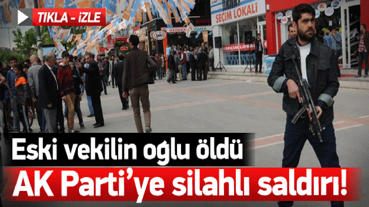 AK Parti Batman se&ccedil;im b&uuml;rosuna saldırı!