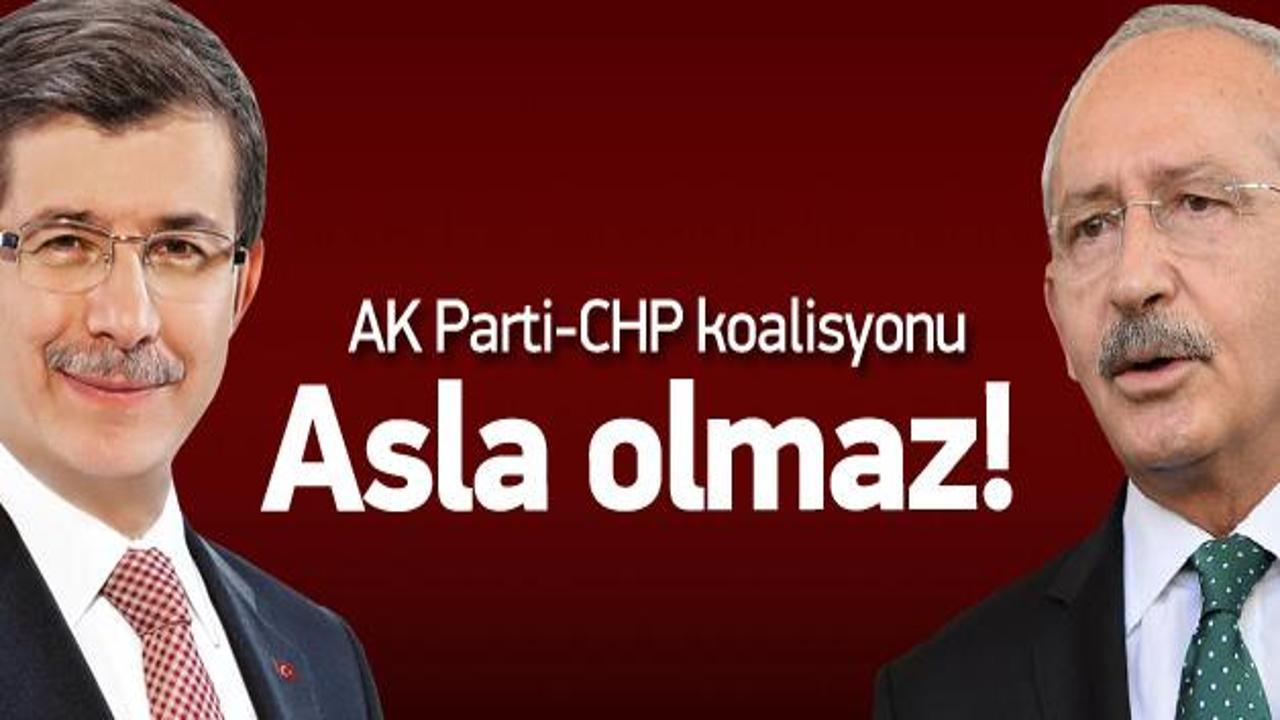 AK Parti-CHP koalisyonu için 'imkansız' dediler