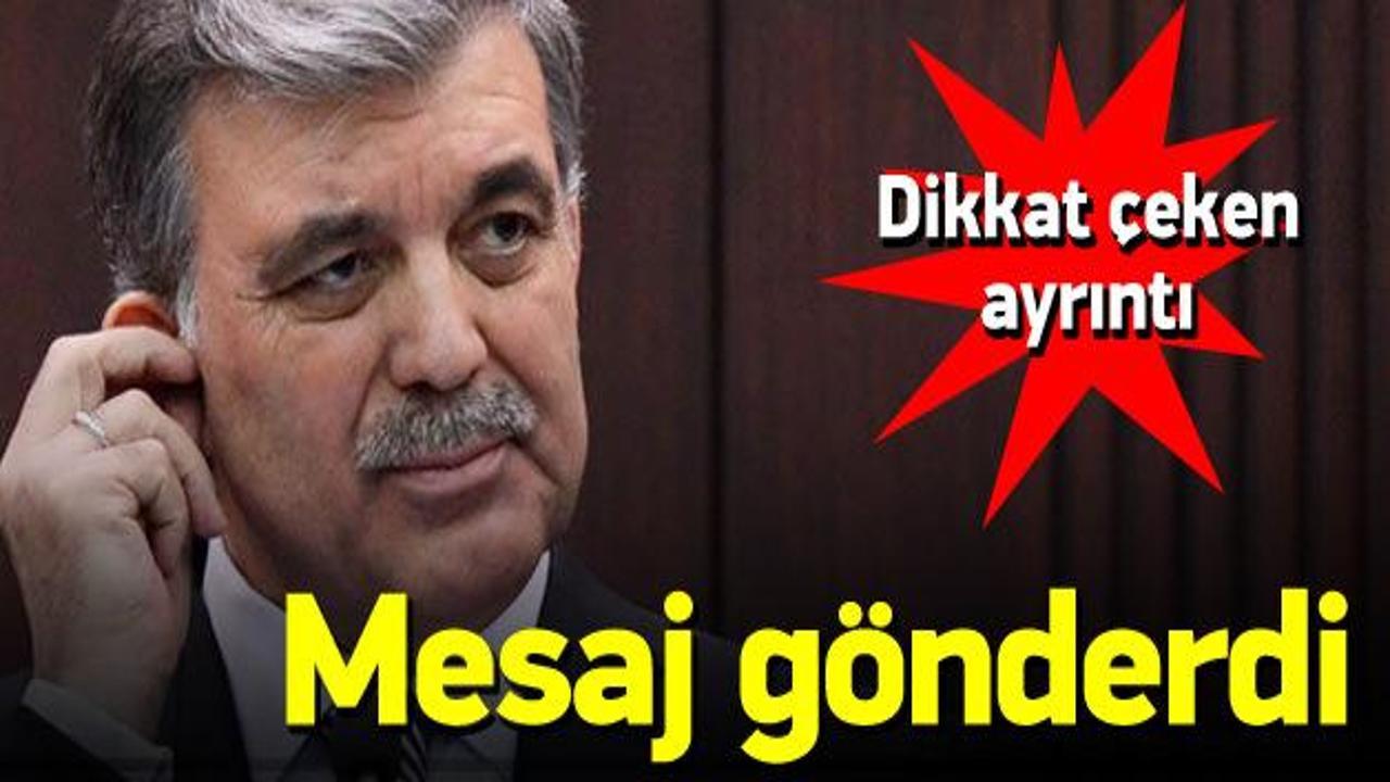 AK Parti kongresinde Gül'ün mesajı okundu
