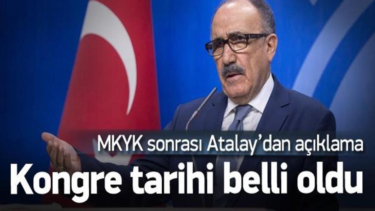 AK Parti kongresini 12 Eyl&uuml;l'de yapıyor