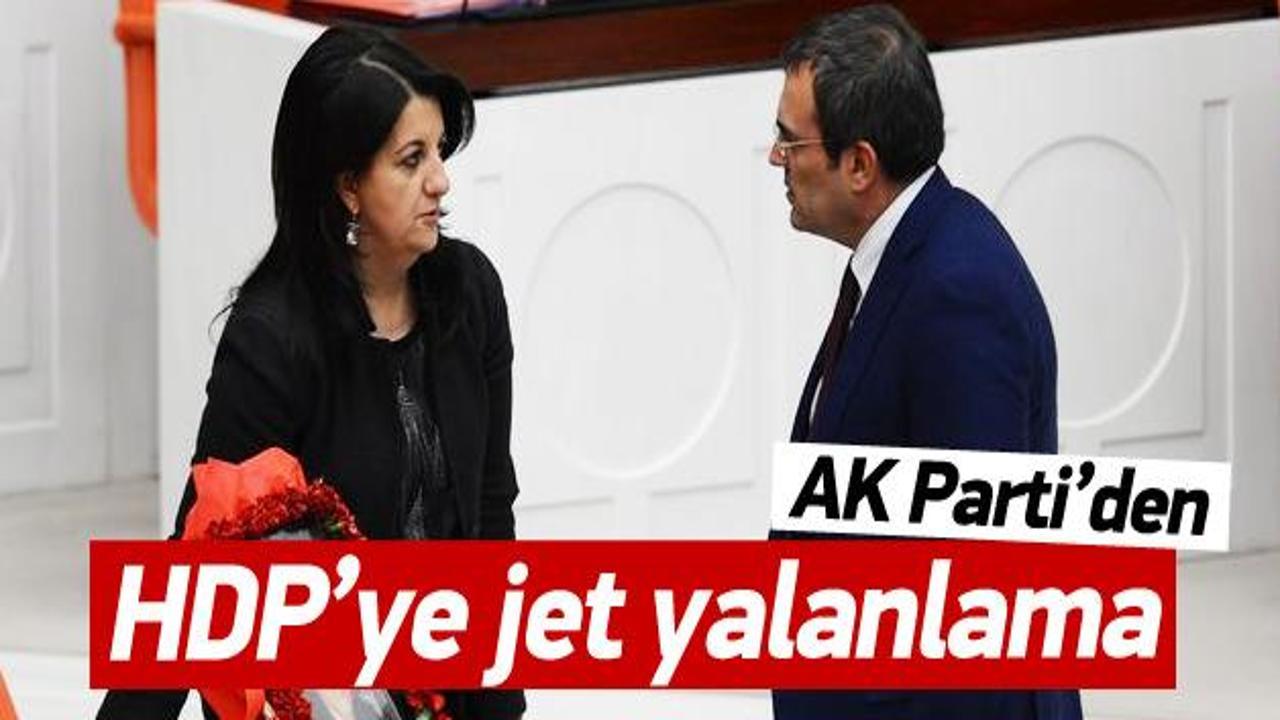 AK Parti'den HDP'ye İç Güvenlik yalanlaması