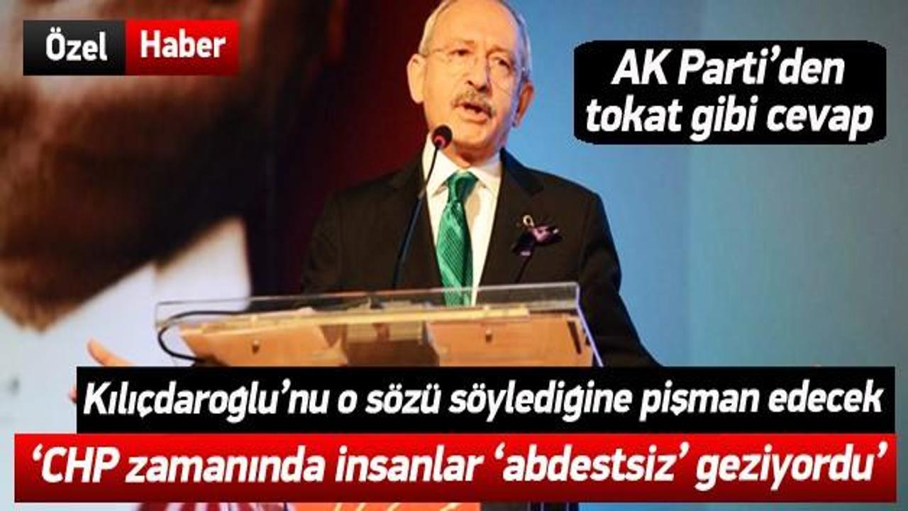 AK Parti'den Kılıçdaroğlu'na İstanbul cevabı