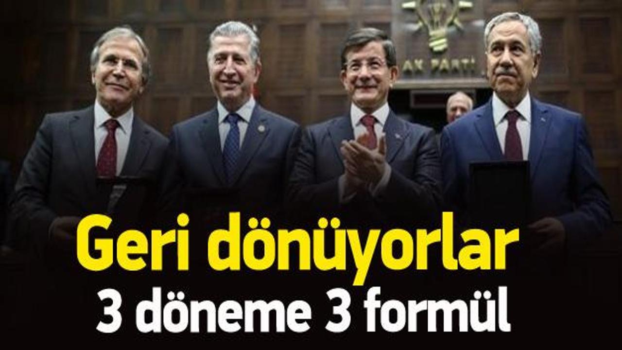 AK Parti'den üç döneme üç formül