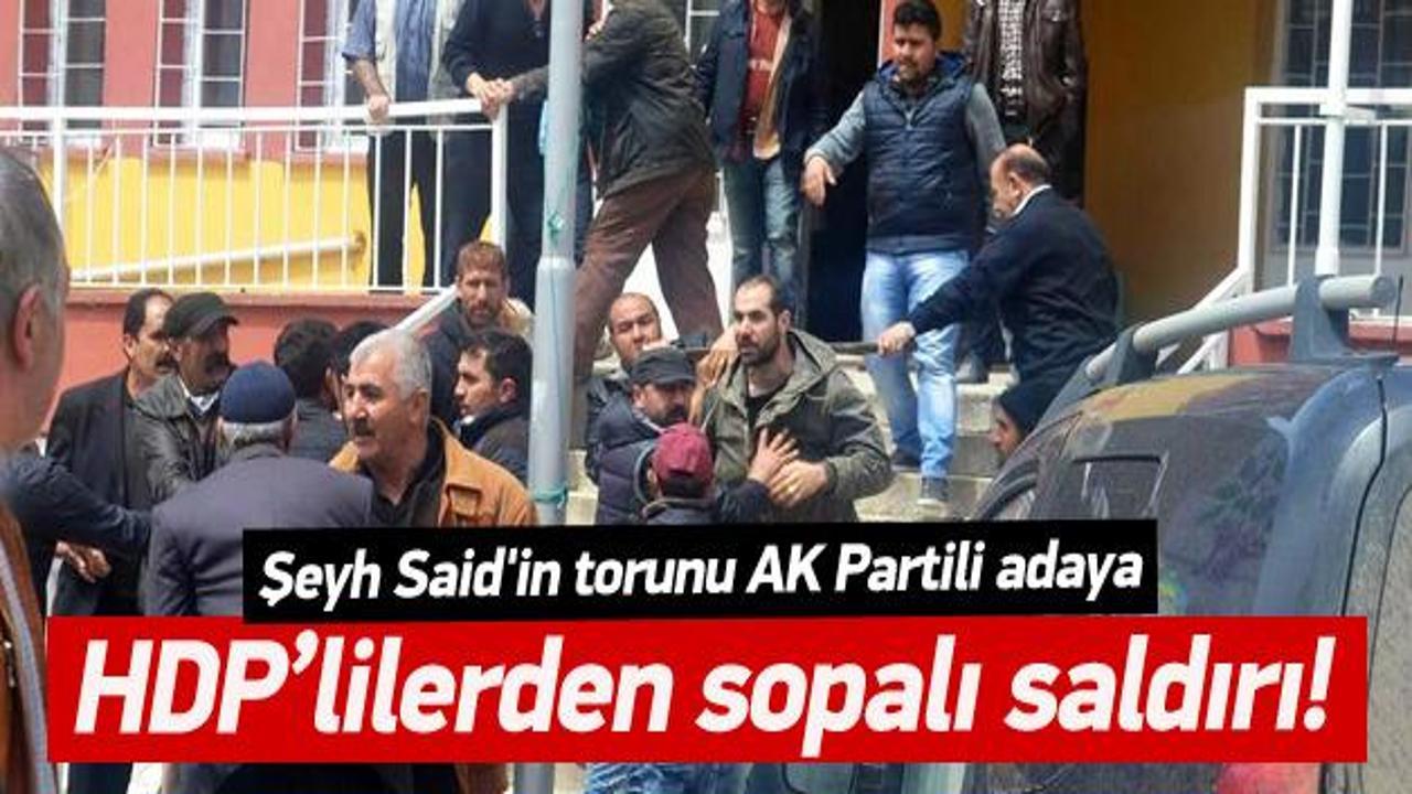 AK Partili adaya sopalı saldırı