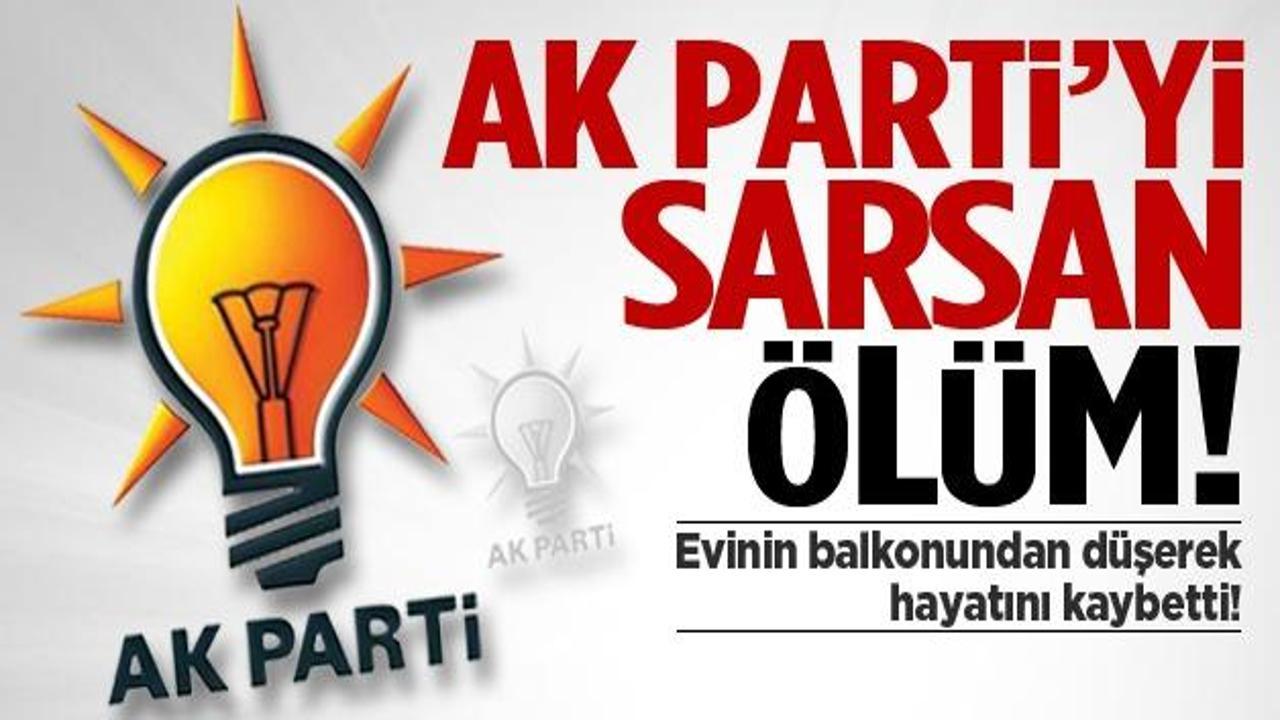AK Partili Güldalı, balkondan düşüp hayatını kaybetti