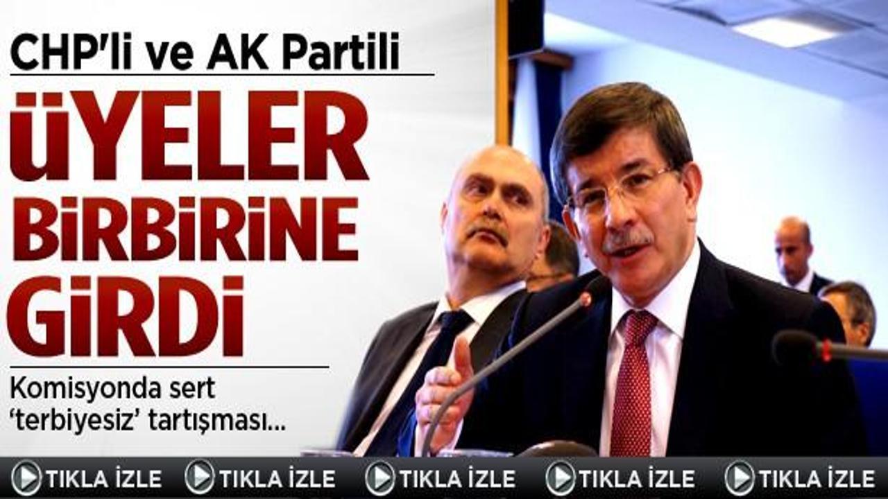 AK Partili vekiller ile CHP'liler arasında tartışma