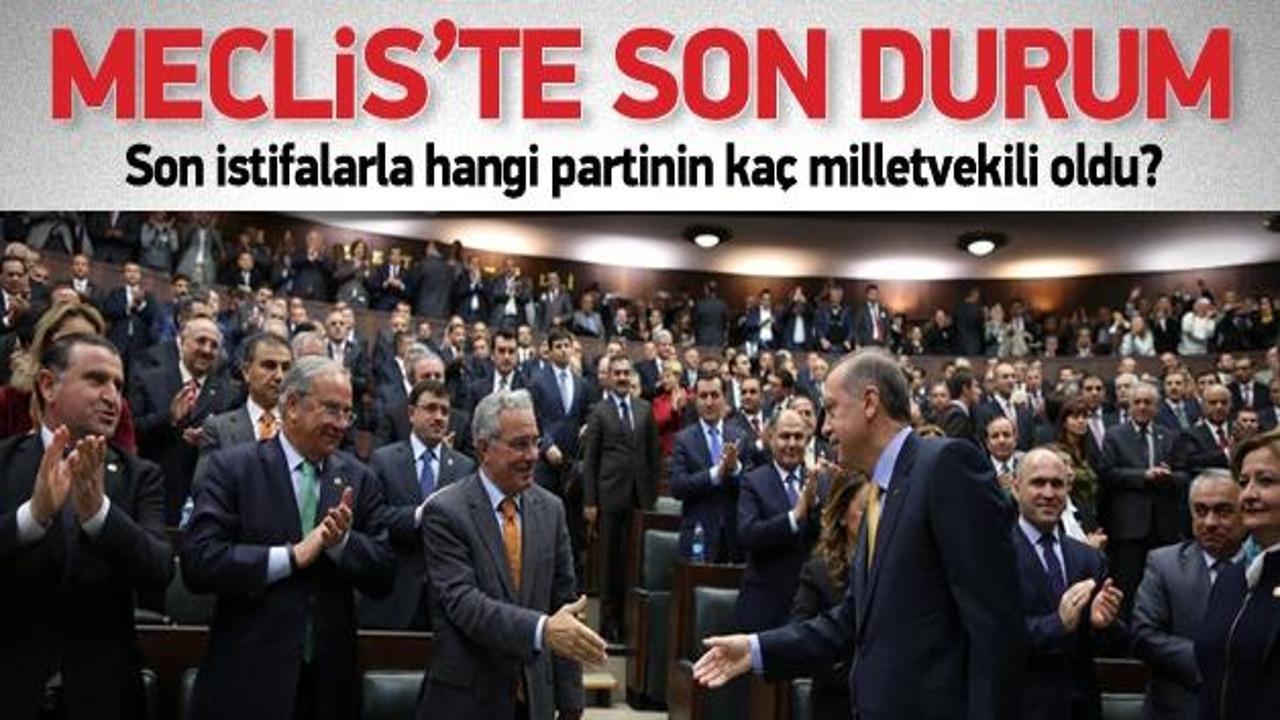 AK Parti'nin vekil sayısı kaça düştü?
