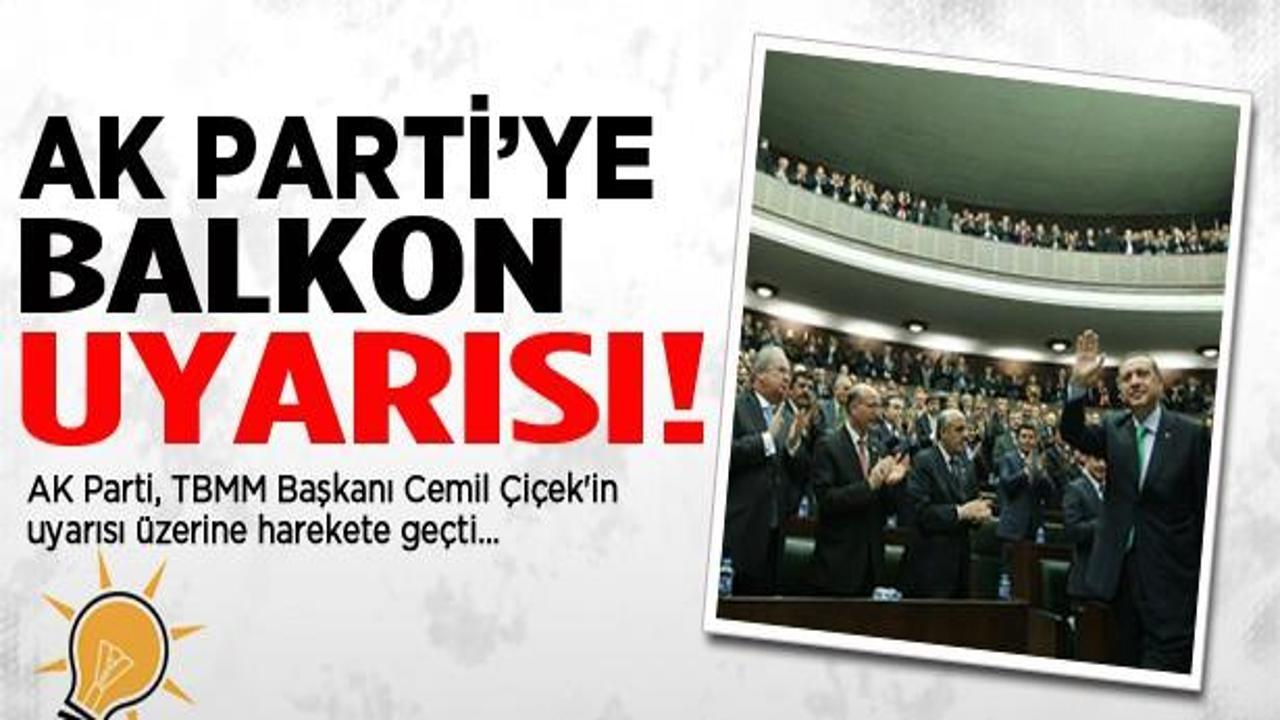 AK Parti'yi harekete geçiren 'balkon' uyarısı