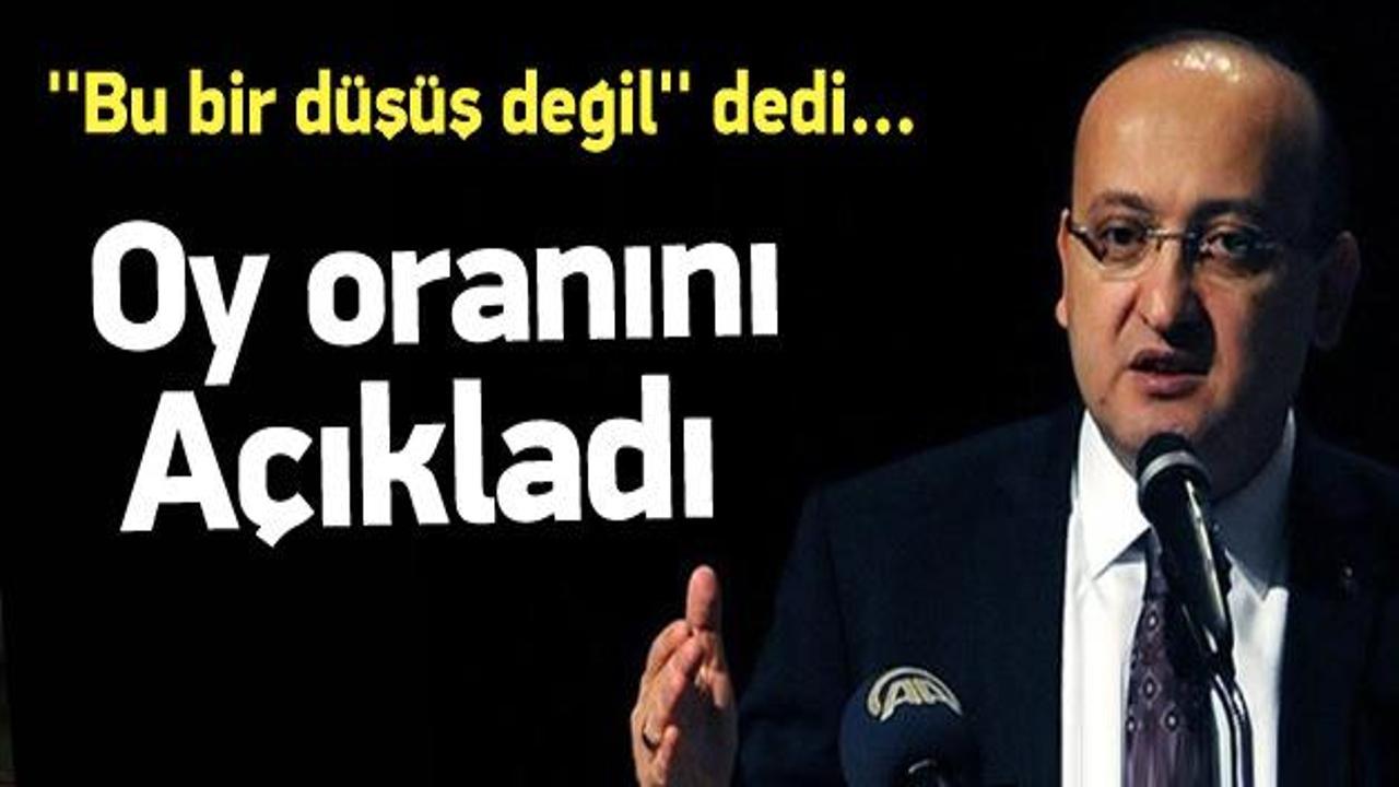 Akdoğan, AK Parti'nin oy oranını açıkladı