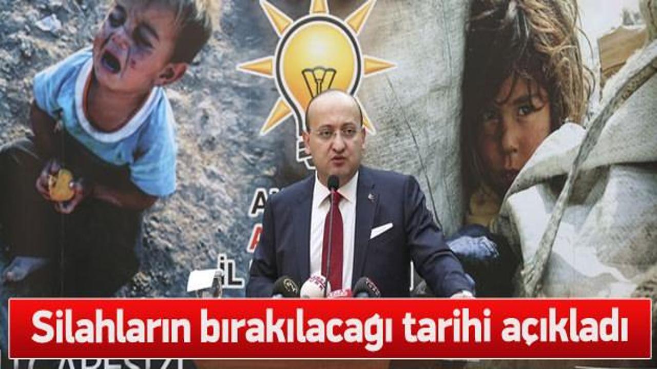 Akdoğan: Nevruz'da silahı yakacağız
