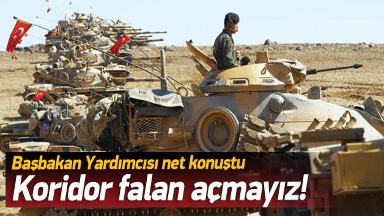 Akdoğan: PKK’ya koridor falan açmayız