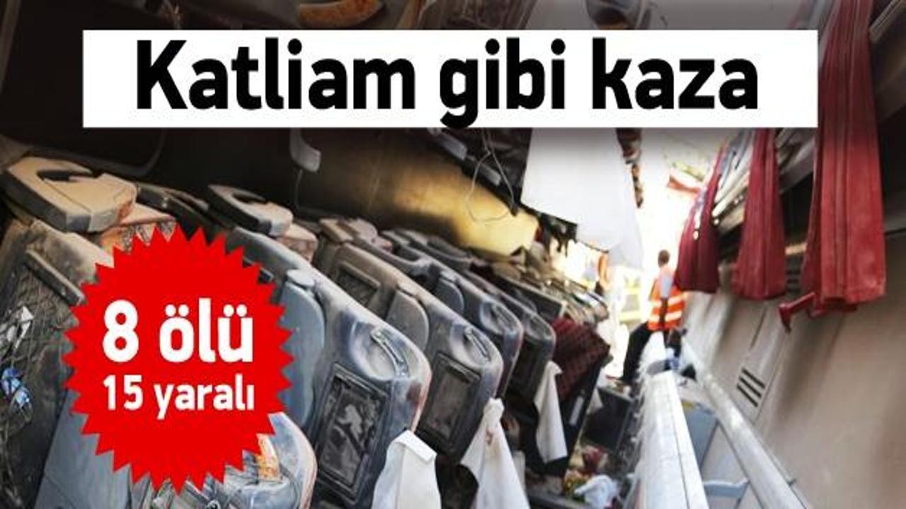 Aksaray'da katliam gibi kaza: 8 &ouml;l&uuml;