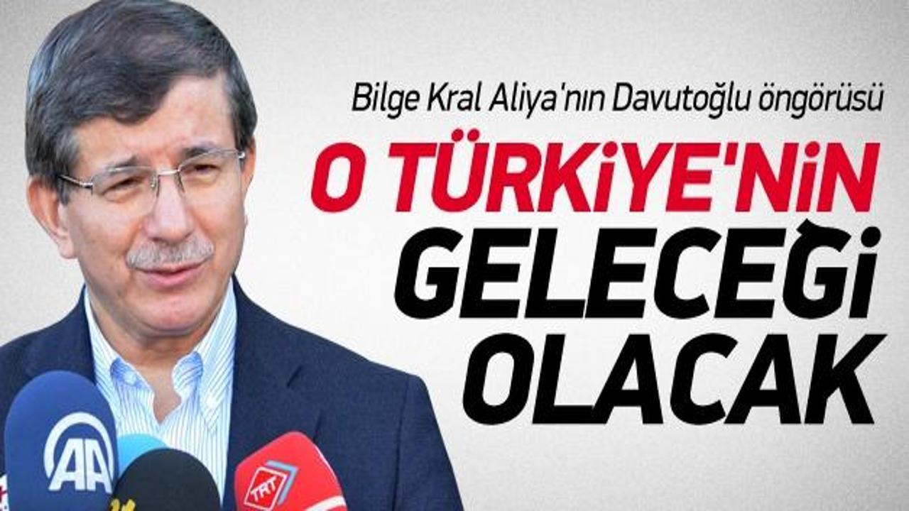 Aliya: Davutoğlu Türkiye'nin geleceği 