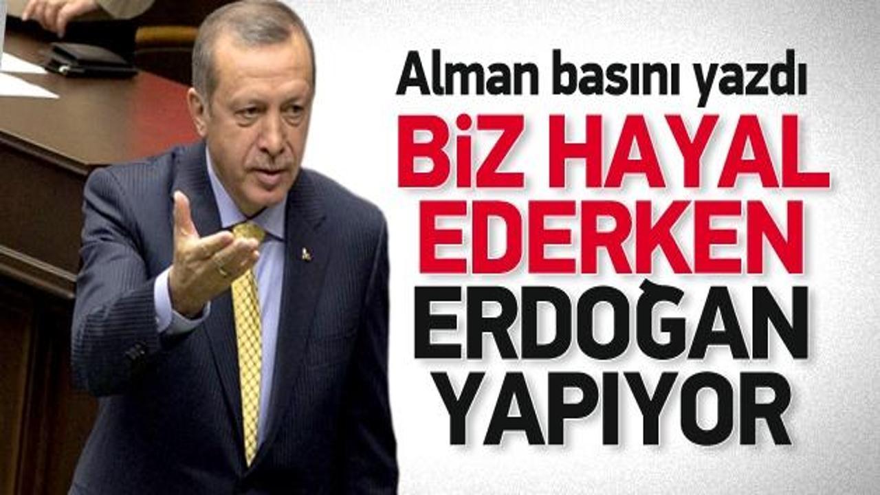 Alman basını: Biz d&uuml;ş&uuml;n&uuml;rken Erdoğan yapıyor