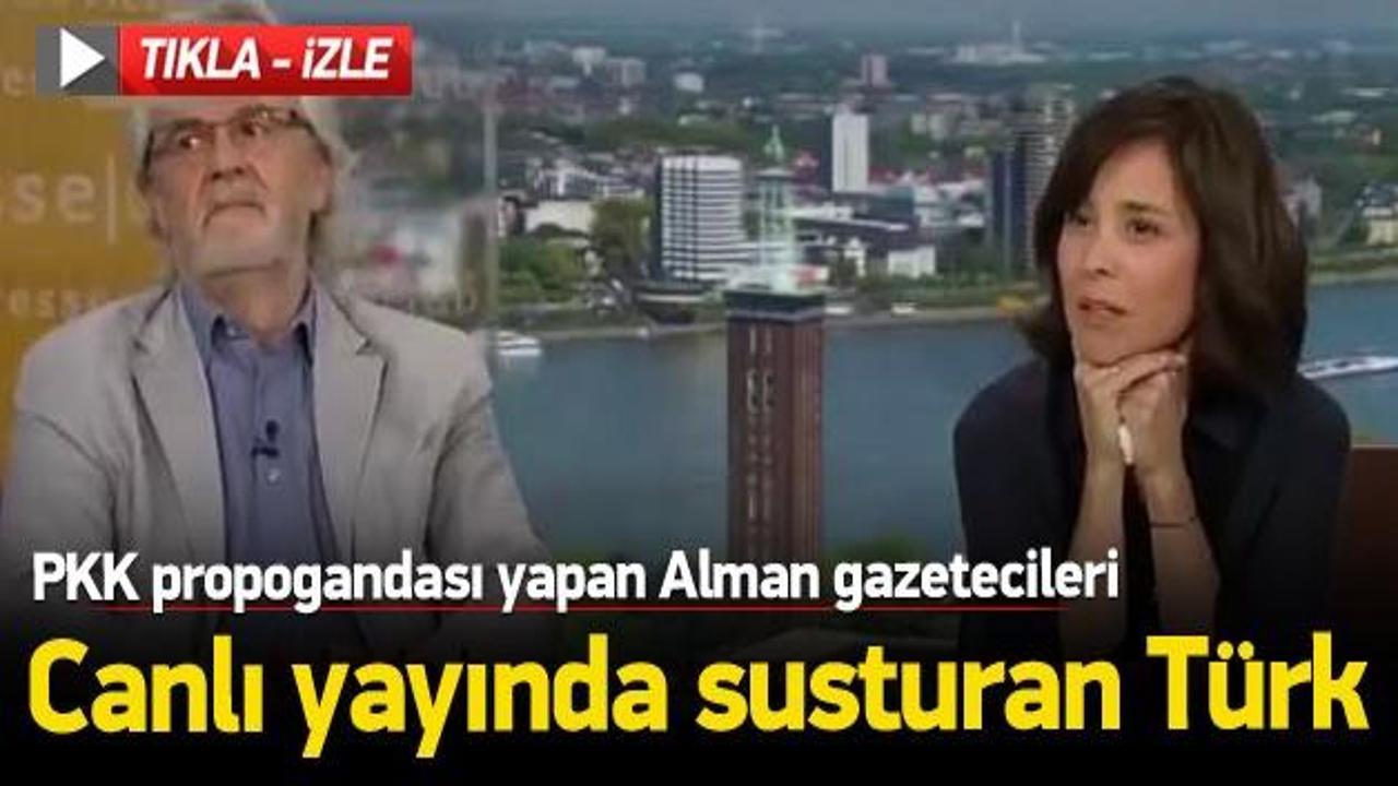 Alman gazetecileri susturan Türk