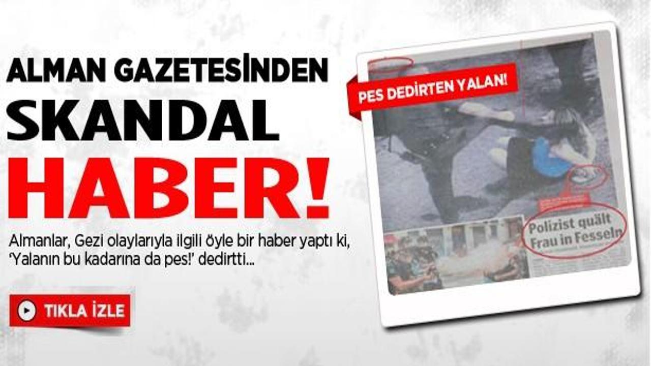 Alman gazetesinden skandal Türkiye haberi!