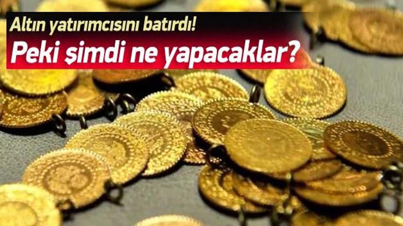 Altına yatırım yapanlar b&uuml;y&uuml;k zarar etti