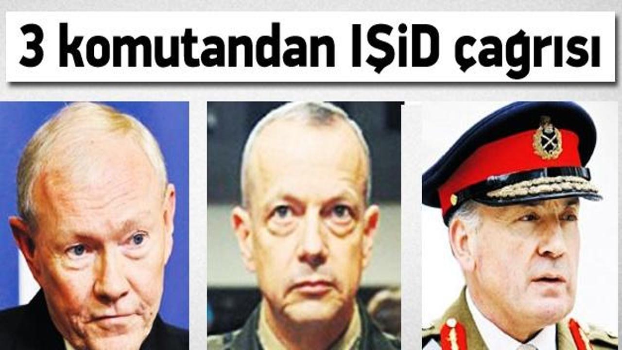 Amerikalı ve İngiliz komutanlardan IŞİD çağrısı