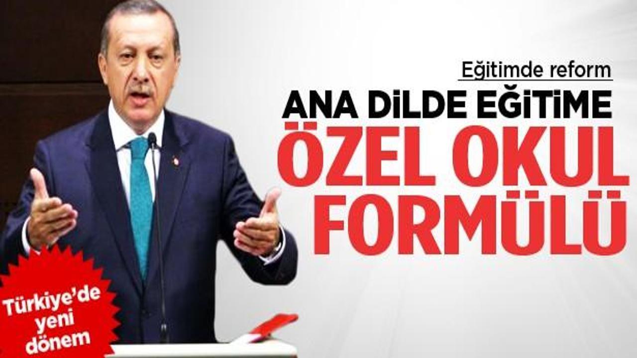 Ana dilde eğitime özel okul formülü!