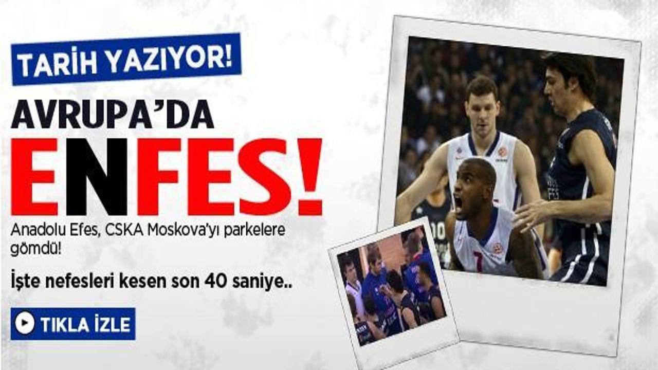 Anadolu Efes tarih yazıyor