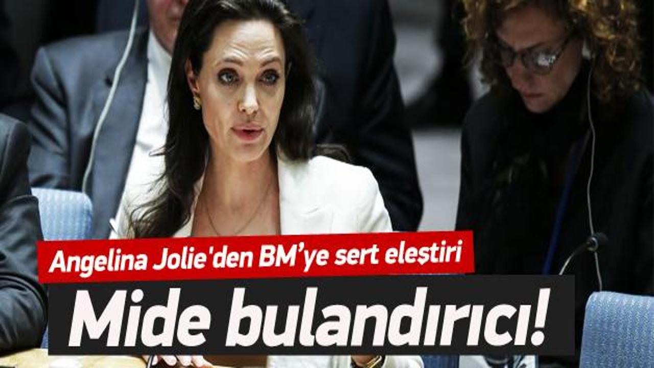 Angelina Jolie'den BM Güvenlik Konseyi eleştirisi