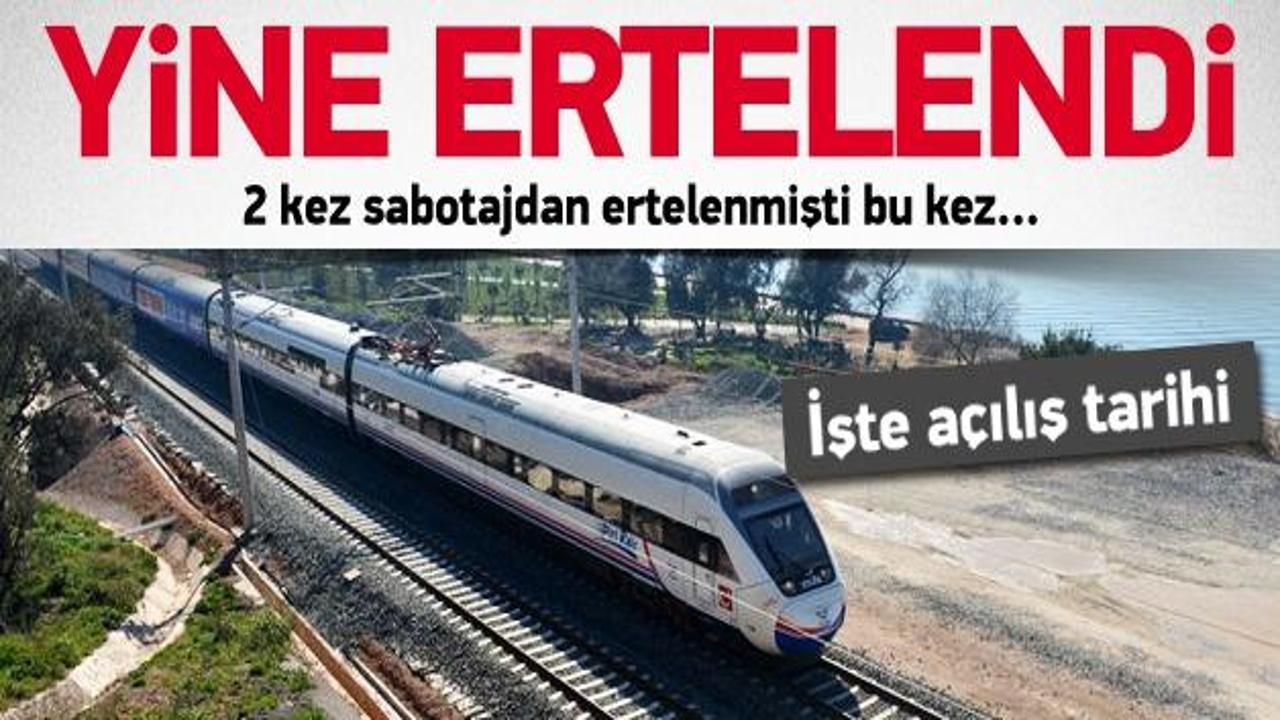 Ankara-İstanbul YHT hattı açılışı ertelendi
