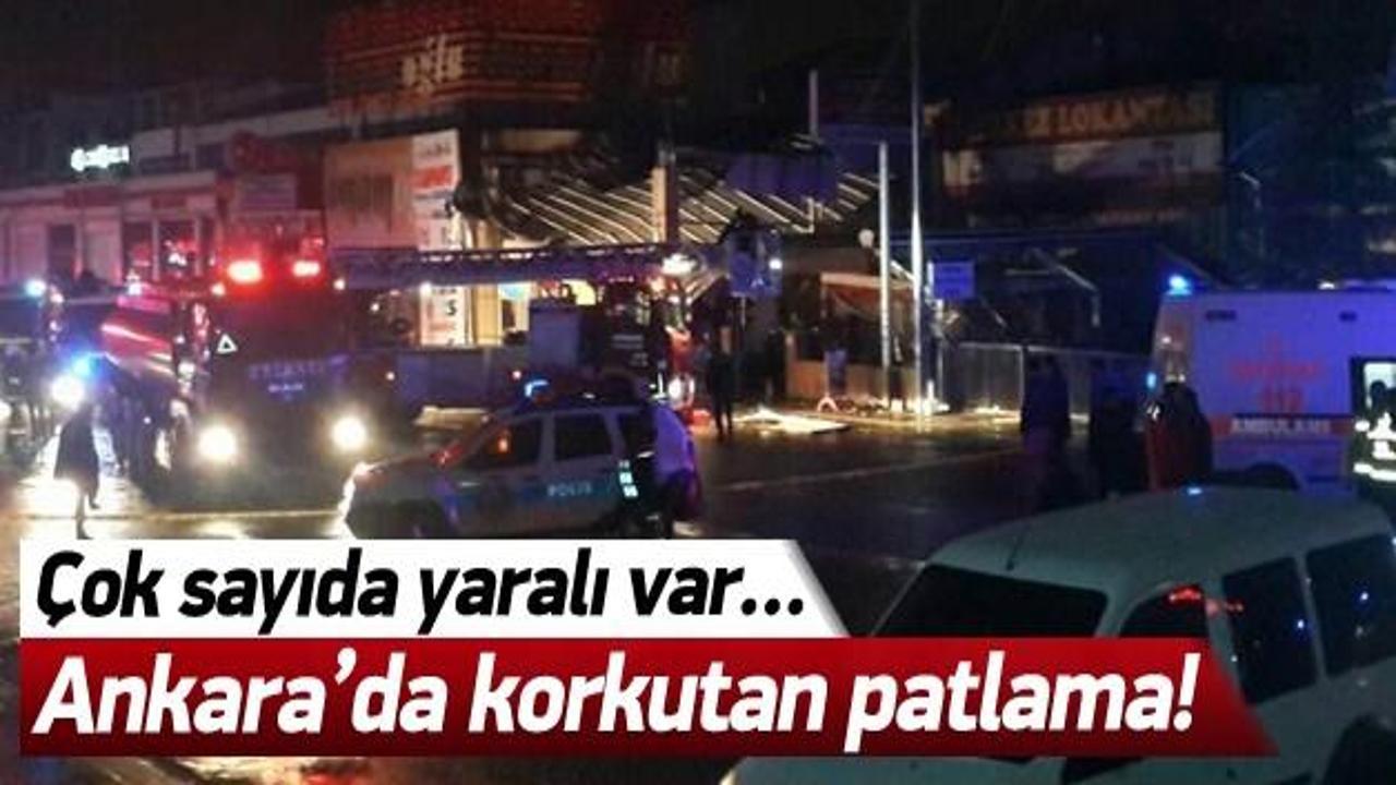 Ankara patlama: 5 yaralı!