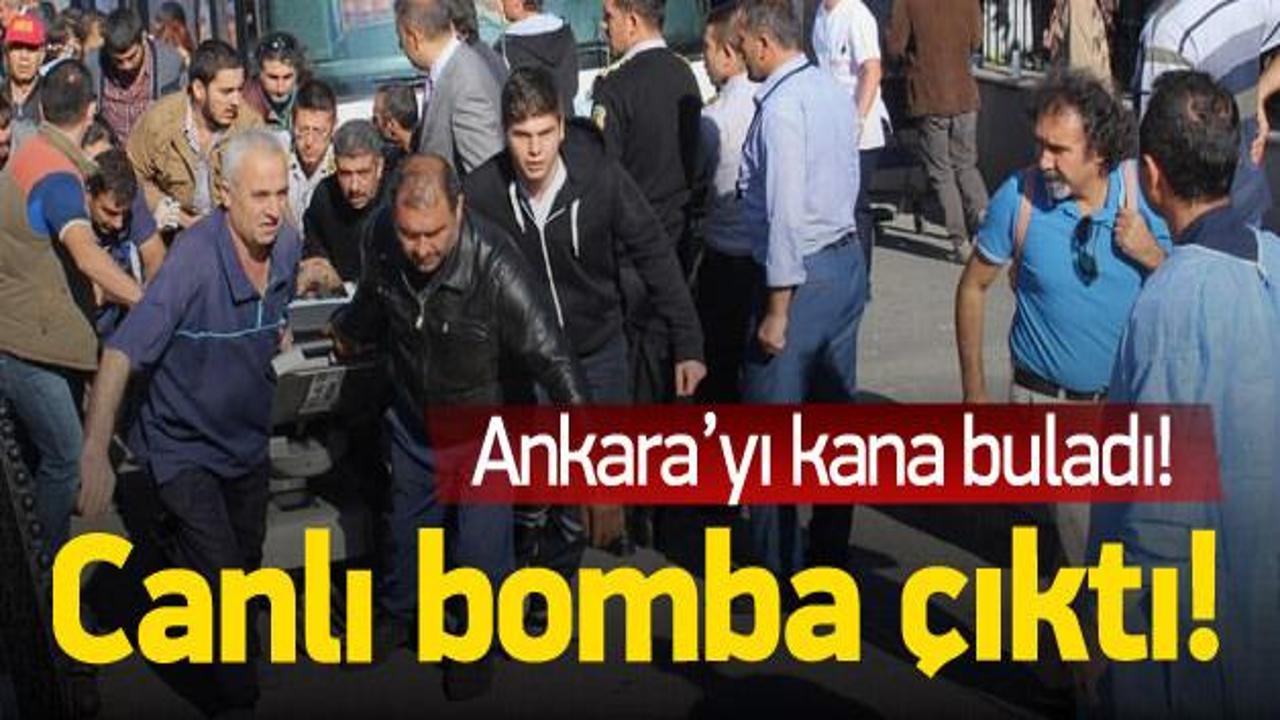 Ankara'daki patlamadan biri canlı bomba çıktı!