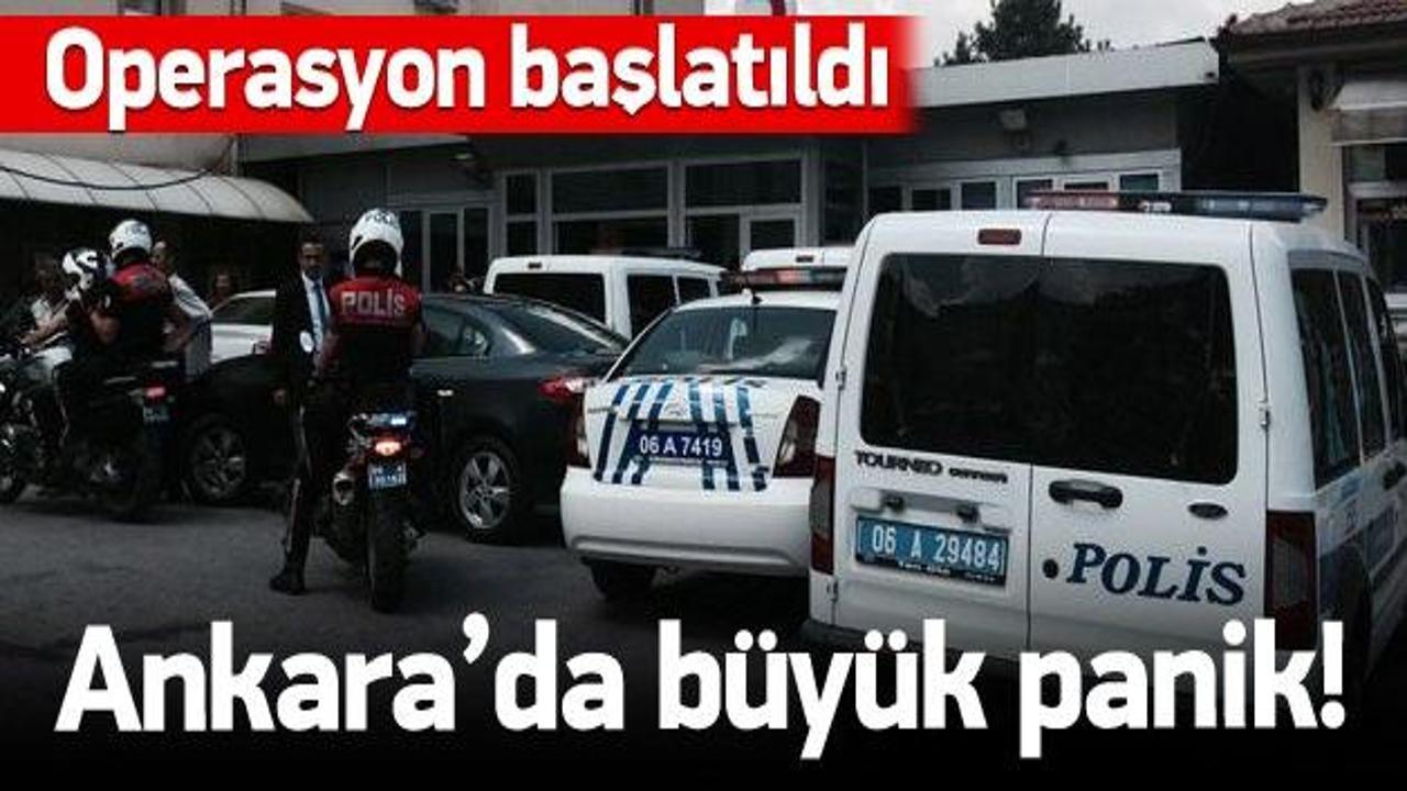 Ankara'yı alarma geçiren olay!