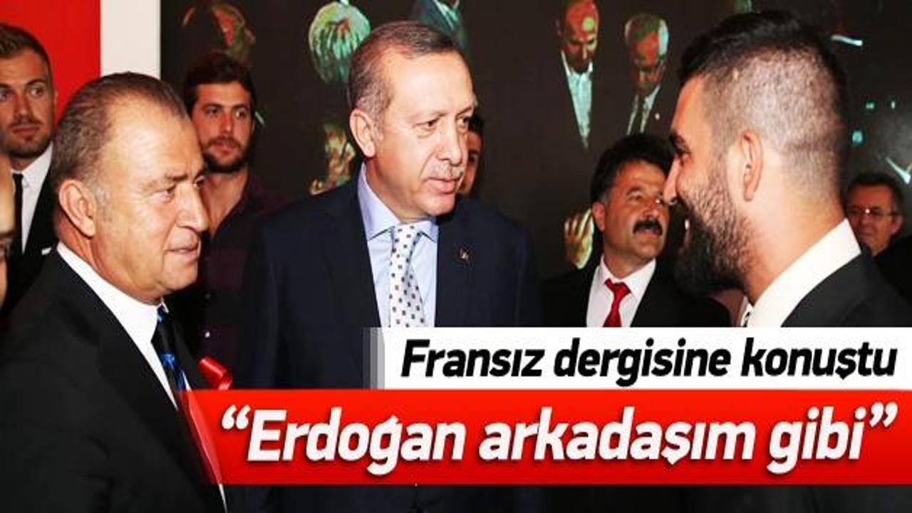 Arda Turan: Cumhurbaşkanı arkadaşım gibi