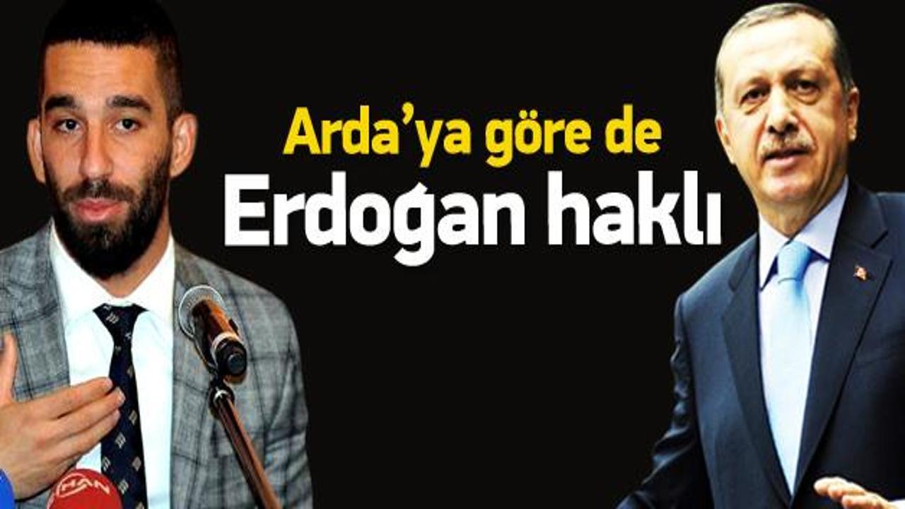Arda Turan'a göre Erdoğan haklı