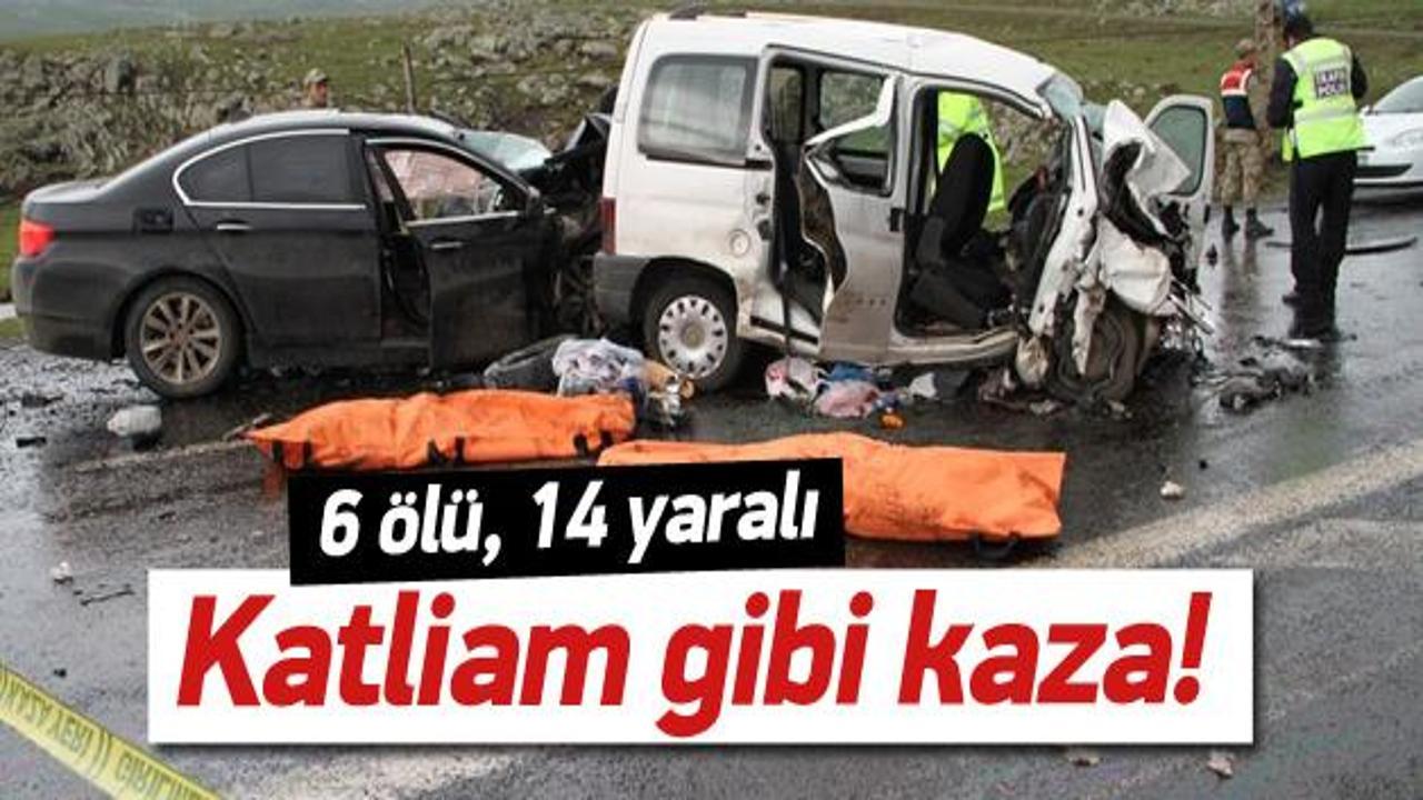 Ardahan’da zincirleme trafik kazası: 6 ölü