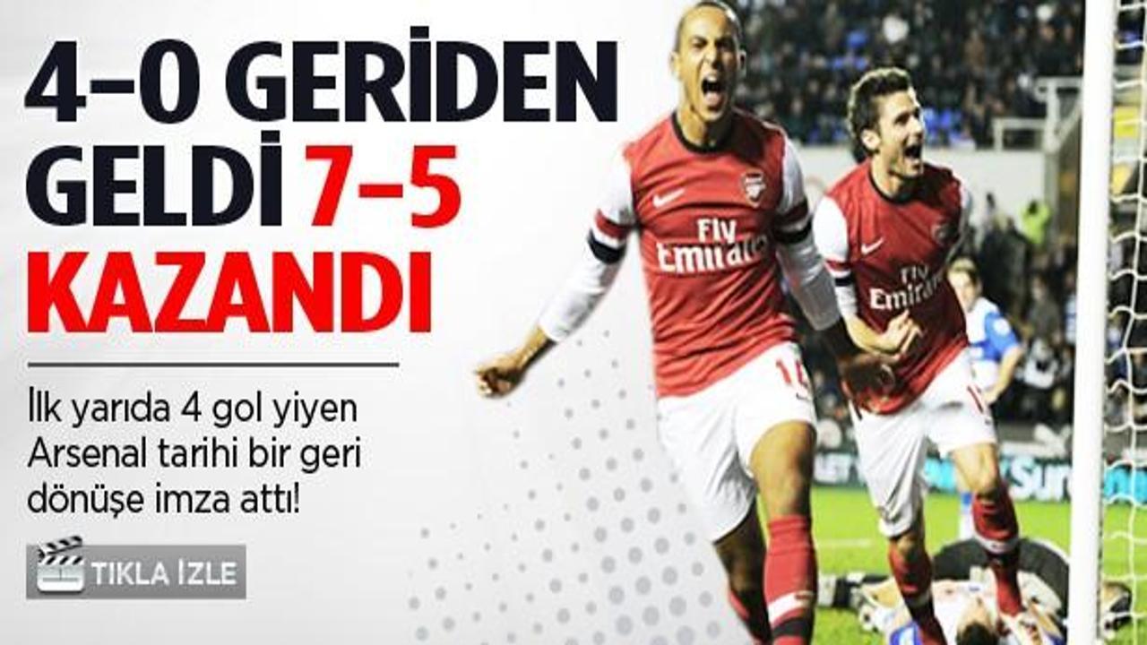 Arsenal, 4-0 geriden 7-5 kazandı / VİDEO
