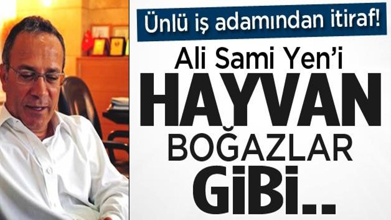 Aşçıoğlu: Ali Sami Yen'i hayvan boğazlar gibi yıktık!