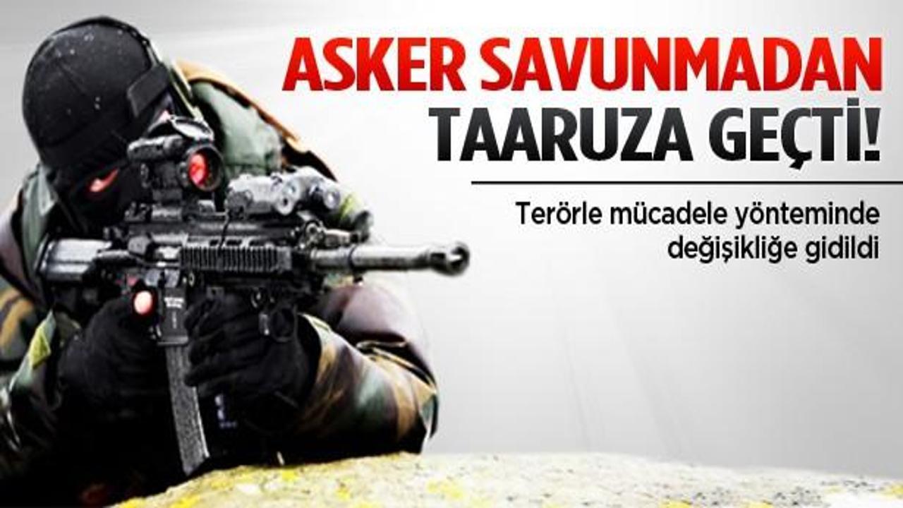 Asker savunmadan hücuma geçti