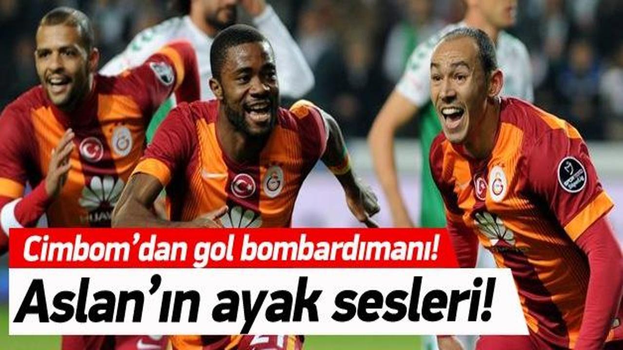 G.Saray'dan Konya'ya 5 gol!