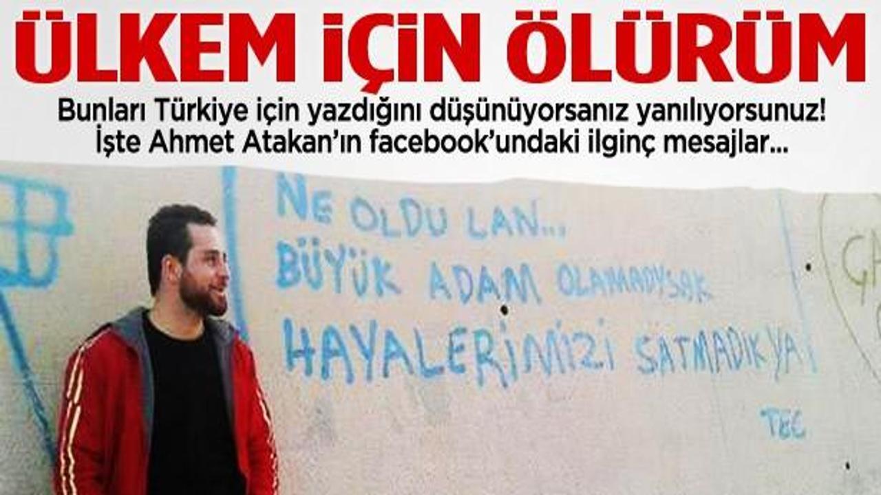 Atakan'ın Facebook'undaki ilginç mesajlar