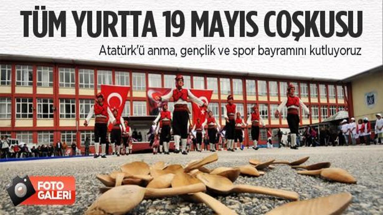 Atatürk'ü anma, gençlik ve spor bayramını kutluyoruz