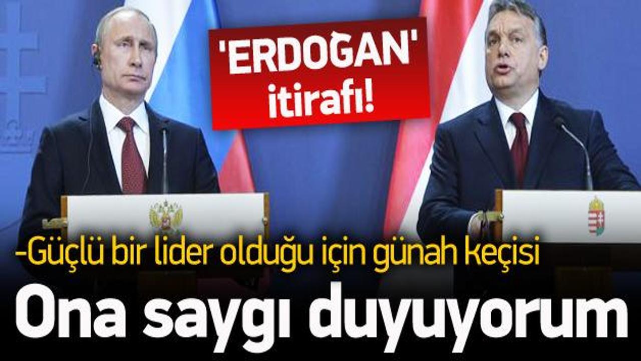 Avrupalı liderden Erdoğan'a büyük övgü