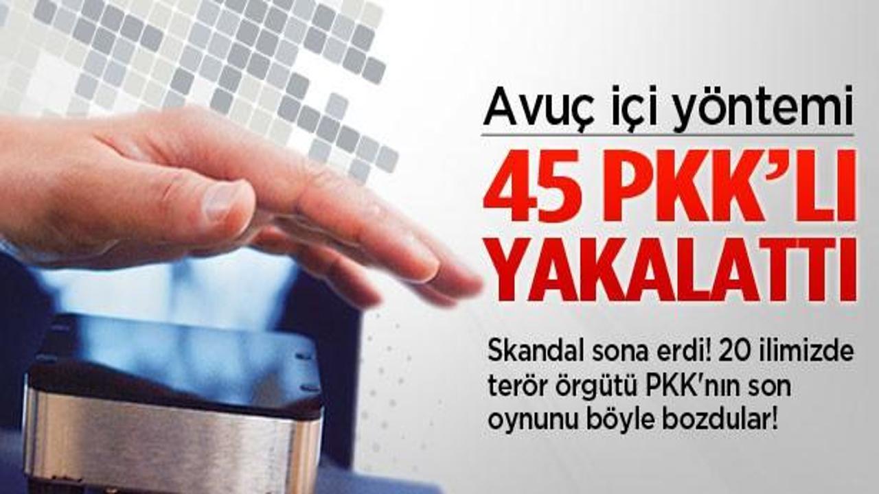 Avuç içi okuma sistemi PKK'nın oynunu bozdu