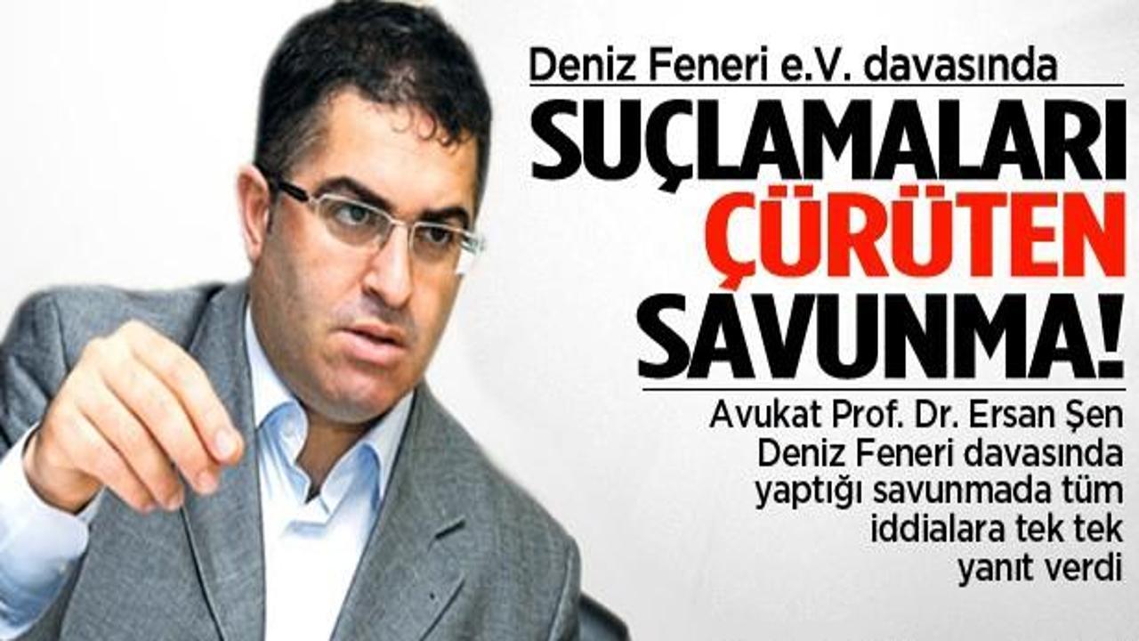 Avukat Ersan Şen'in mahkemede Deniz Feneri savunması
