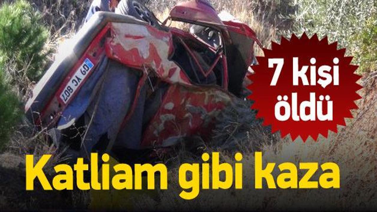 Aydın'da trafik faciası: 7 ölü