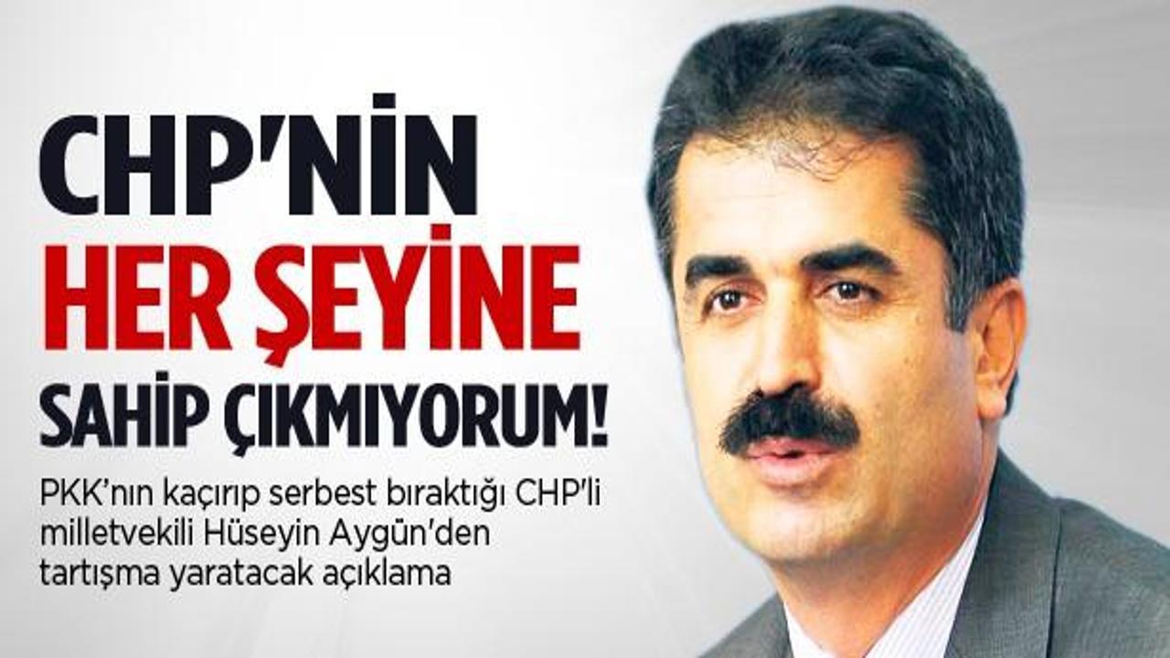 Ayg&uuml;n: CHP'nin her şeyine sahip &ccedil;ıkmıyorum!