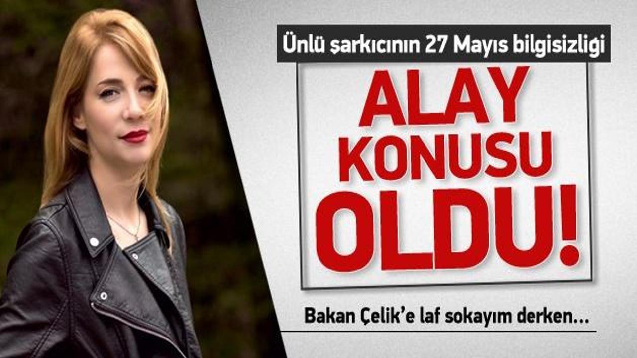 Aylin Aslım'ın 27 Mayıs bilgisizliği alay konusu oldu