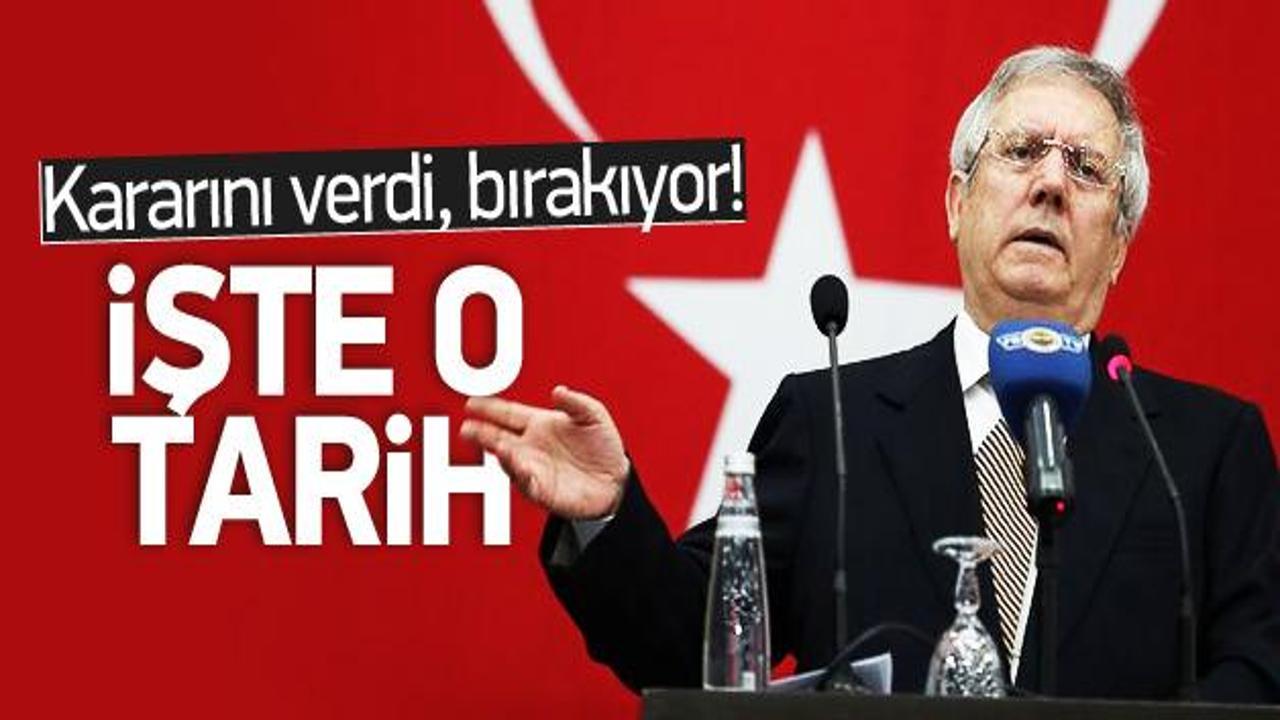 Aziz Yıldırım ne zaman bırakacağını a&ccedil;ıkladı!