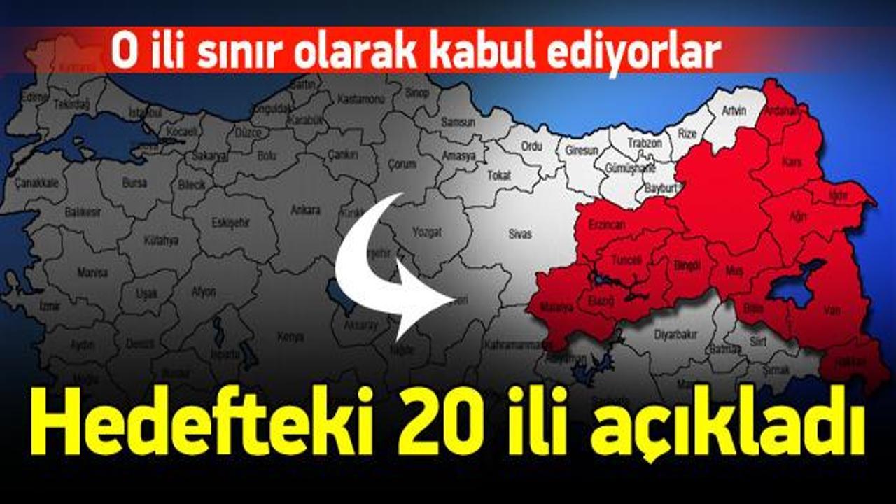 Bahçeli PKK'nın hedefindeki 20 ili açıkladı