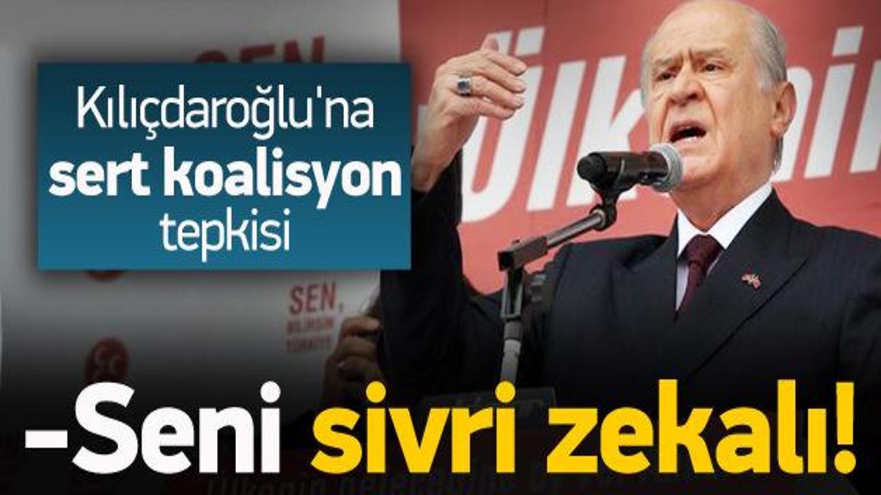 Bahçeli'den Kılıçdaroğlu'na sert koalisyon tepkisi