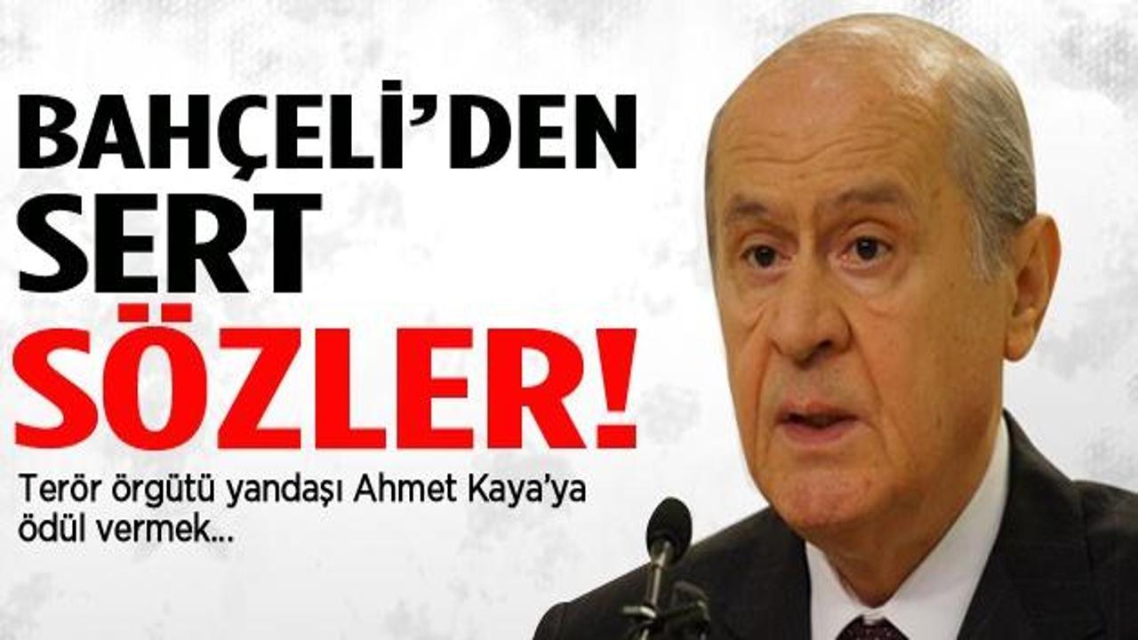 Bahçeli'den sert Ahmet Kaya tepkisi!