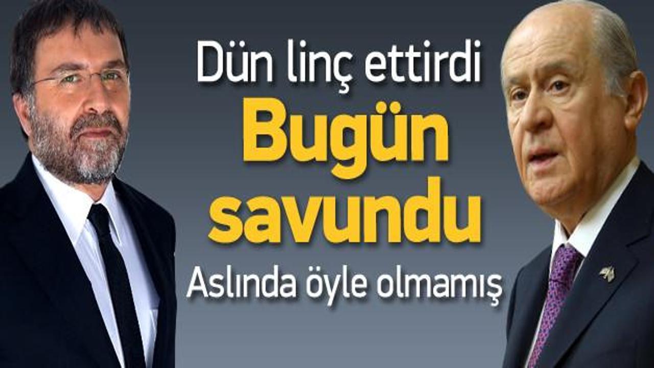 Bahçeli'yi dün linç ettirdi, bugün savundu