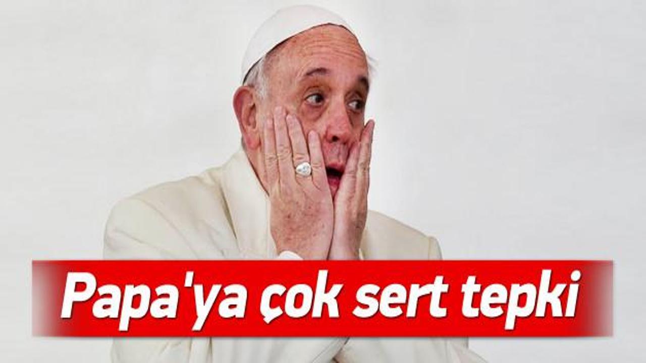 Bakan Çavuşoğlu'ndan Papa'ya sert tepki